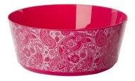 Миска пластиковая Деко Узор Малиновый (М-пл) Арт-М-1337 0,5лит
