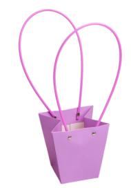 Сумочка для горшечных цветов 120*80*125мм Сиреневая
