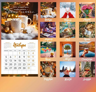 Календарь перекидной Уютное счастье Арт-90000872