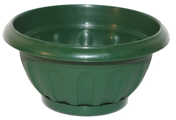 Горшок миска Ирис 6,2лит Зелёный (D-315мм)