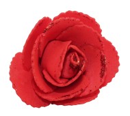 Роза 5см ЦВЕТНАЯ с Блестками (1уп/20шт) Цена за упаковку