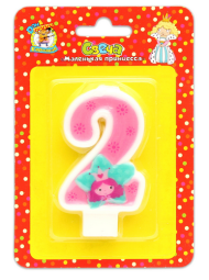 Свеча Цифра 2 Маленькая принцесса 0436