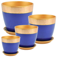 Кашпо Бутон №-РС-123 Валенсия Сапфир №-4 21см Кашпо Бутон №-РС-123 Валенсия Сапфир №-4 21см