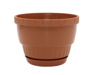 Горшок Крокус классик 170мм Терракот с поддоном высота 13см
