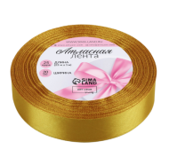 Лента Атласная 20мм*25ярд Горчичная