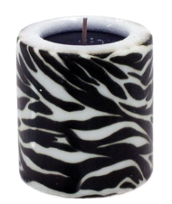 Свеча Интерьерная Зебра Арома медитация Арт-2256