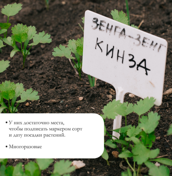 Набор табличек 7см*20шт с маркером Greengo Арт-9682393 Набор табличек 7см*20шт с маркером Greengo Арт-9682393