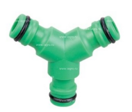 Соединитель тройник ОАЗИС под коннектор Арт-011867