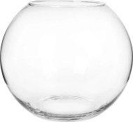 Ваза стеклянная Шаровая 1лит D-12см/Н-10см Арт-2066