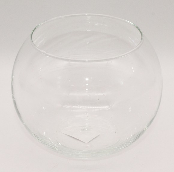 Ваза стеклянная Шаровая 1лит D-12см/Н-10см Арт-2066