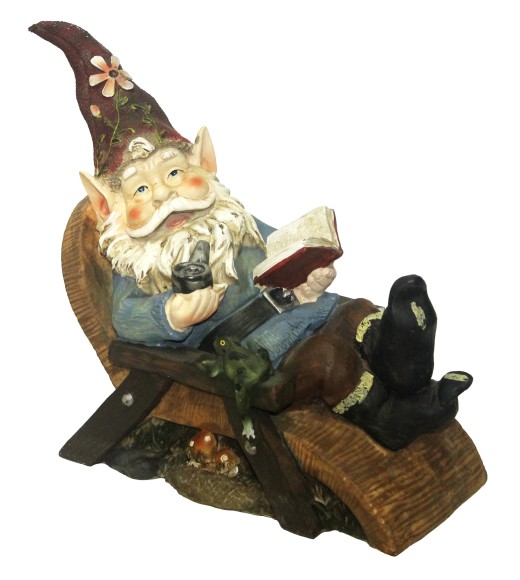 Фигурка Гном в кресле 34*17*27см VF-10472