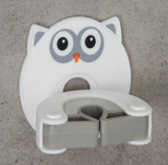 Держатель для уборочного инвентаря на липучке Сова 9*7,5*5,5см Арт-5635539