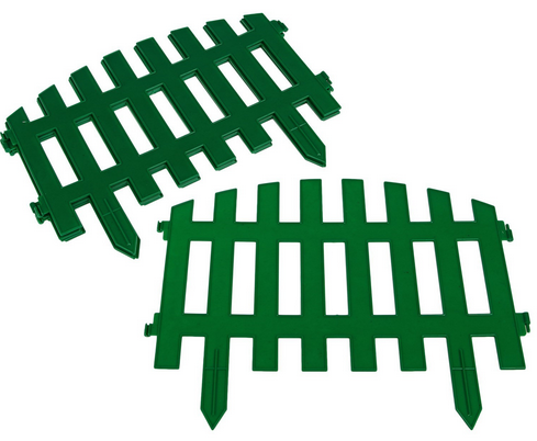 Заборчик пластиковый RENESSANS Зелёный 420*350мм (5секций)