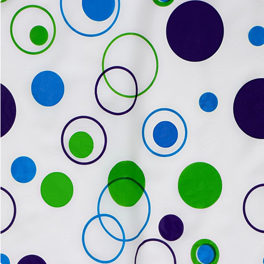 Штора для ванной Круги 180*180см Арт-605962