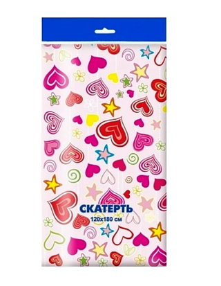Скатерть одноразовая Любимка 120*180см Арт-55760
