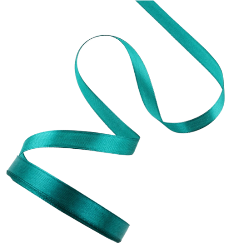 Лента Атласная 12мм*25ярд Изумрудная