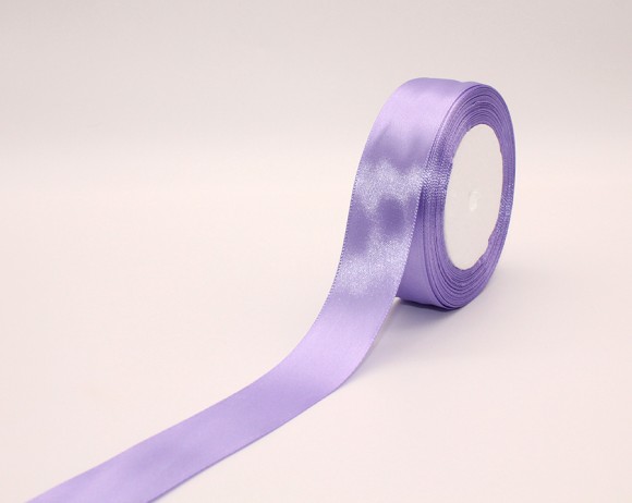 Лента Атласная 25мм*25ярд Ярко-Сиреневая