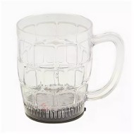 Кружка пластиковая Пивная Световая 380мл Арт-316003