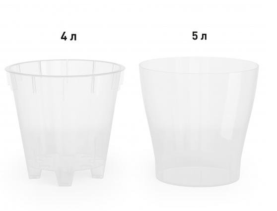 Горшок Лея для орхидей 5лит Прозрачный М-7885 Горшок Лея для орхидей 5лит Прозрачный М-7885