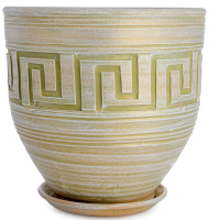 Кашпо Меандр Коба 26см Оливка Арт-12-224 10л Кашпо Меандр Коба 26см Оливка Арт-12-224 10л