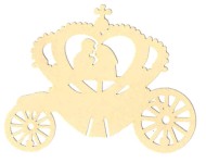 Украшения на бокал карета 29012