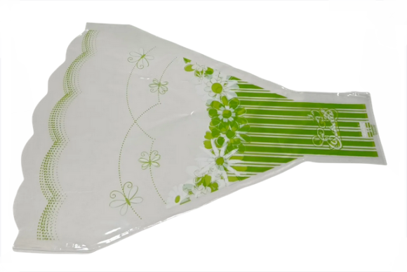 Рюмка рис/рис 30/40 Меланж Эстела Салатово-Белая (1уп/100шт)