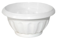 Горшок миска Ирис 3,7лит Белый (D-267мм)
