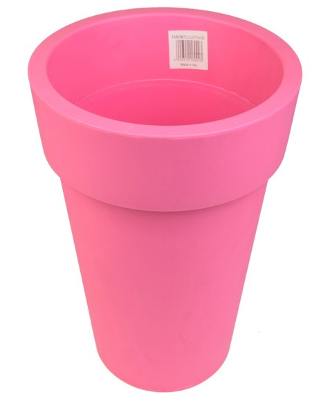 Горшок Торонто высокий 380мм 22лит Розовый ( LL018-B) высота 50см (D-32см)