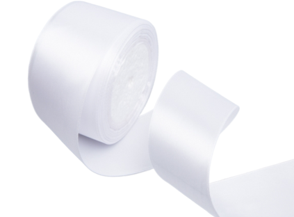 Лента Атласная 50мм*25ярд Белая Лента Атласная 50мм*25ярд Белая