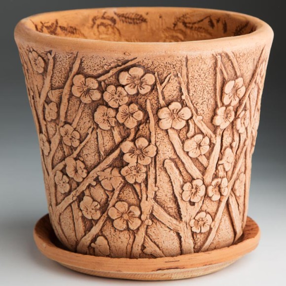 Кашпо Сакура №1 (ЗОЛОТОЕ) D-13см