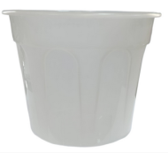 Горшок Каро 230мм прозрачный Без поддона