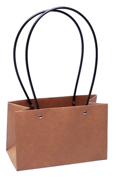 Сумочка для горшечных цветов 220*105*135мм Крафт