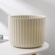 Горшок Шато 380мм 29лит Белый Ротанг М-3040