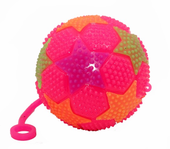 Мяч светящийся Футбол пищит 1818-01