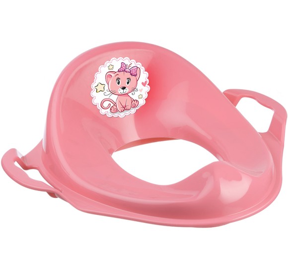 Накладка на Унитаз детская Розовая М-2593 (М-пл)