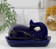 Маслёнка керамическая Разреши чудесам случаться 17,5х11.5см Арт-5572677