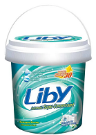 Порошок стиральный LIBY Суперконцентрированный 900гр Ведро Арт-8796