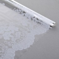 Пленка прозрачная с рисунком Орфей Белая 70см/200гр