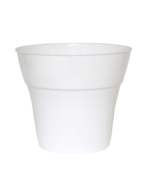 Горшок Тоскана 1,45лит D-15см Белый с поддоном Горшок Тоскана 1,45лит D-15см Белый с поддоном