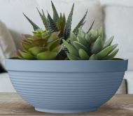 Горшок Миска Парма 200мм*2лит Серый муссон