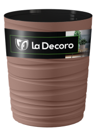 Горшок Модерн медиум 15лит/Н-360мм Мокко (с дренажной системой)
