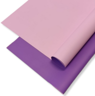 Пленка Листами матовая двухсторонняя Тёмная сирень-Розовая 58/58см (1уп/10шт) Цена за лист