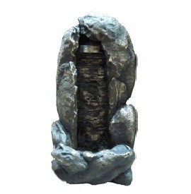 Фонтан 50/40/100см DW-72060 с ПОДСВЕТКОЙ скала камень овальный