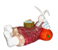 Фигурка Крольчиха М-171(лежит) 45*57см