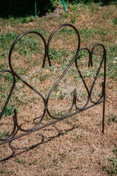 Заборчик металлический Амурный Бронза 4м (5секций) высота 71см