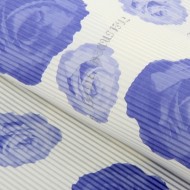 Бумага гофре листами Синие цветы на белом 50*70см 896203 1/20шт