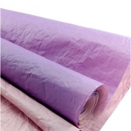Бумага жатая сиренево-розовая 70см*5м