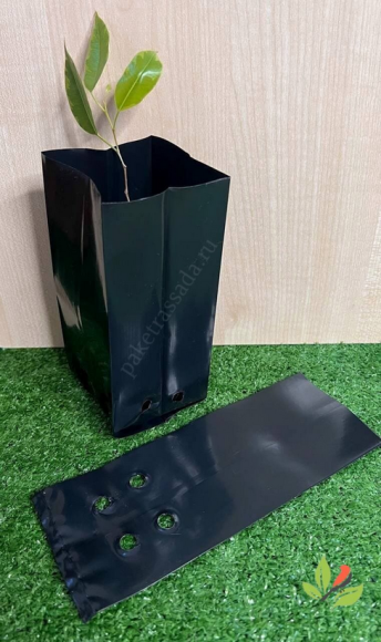 Набор горшков Рассадных П/Э 1лит 100*160мм (Набор 20шт) 100мкм