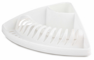 Сушилка пластиковая для посуды Угловая Белая Арт-М-8378 Н-37см