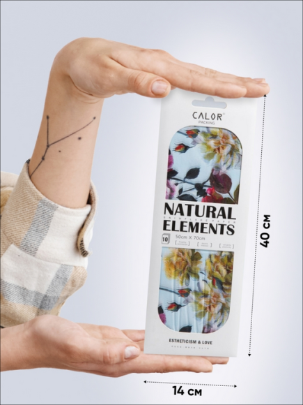 Бумага листами Тишью 50*70см Цветы 01 (1уп/10шт) ЦЕНА за лист